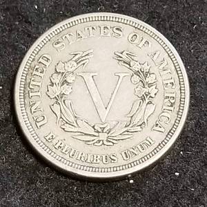 1883 NO CENTS LIBERTY V NICKEL