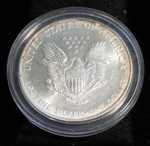 1994 AMERICAN SILVER EAGLE 1 TROY OZ. .999 FINE SILVER IN AIRTITE