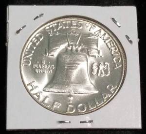1954-D FRANKLIN HALF DOLLAR BU
