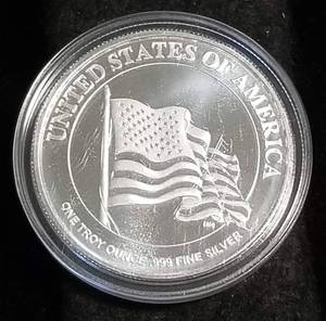 1 TROY OZ. .999 FINE SILVER 2017 I WANT YOU 100TH ANNIVERSARYIN AIRTITE