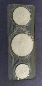 1976 US BICENTENNIAL SILVER 3 COIN SET IN ORIGINAL ENVELOPE