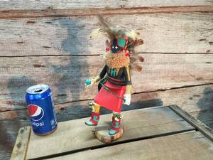 lot 40 image: Vintage Hand Made Native Kachina Doll Chasing Star