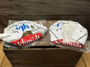 lot 108 image: 2 Vintage Schmidt Beer Inflateable Cans