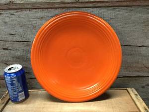 lot 163 image: Fiesta Radioactive Red 12-14 Round Platter