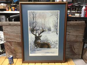 lot 169 image: Marian Anderson Jim Jordans Buck Signed Numbered Framed Print