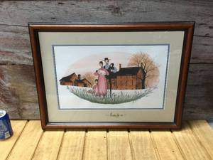 lot 171 image: P.Buckley Moss Signed and Numbered Watercolor Print