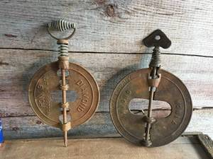 lot 229 image: Antique Adams Chimney Stove Dampeners