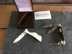 lot 235 image: Kutmaster - Jim Dandy and Black Angus-Vernco Pocket Knives