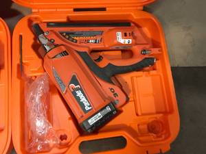 Lot of 2 Paslode 16-Gauge Cordless Lithium-Ion Angled Finish Nailer Tool only see pictures