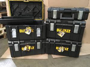 Lot of 5 Dewalt Tough Cases not used
