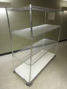 NEXEL STAINLESS STEEL SHELF TRUCK, NSF-APPROVED