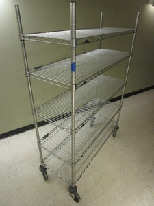 METRO ERECTA SHELVING CART, NSF APPROVED