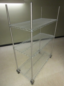 METRO ERECTA SHELVING CART, NSF APPROVED