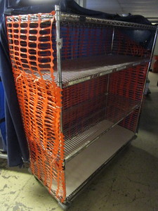 METRO-STYLE WIRE SHELVING CART, NSF