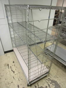 METRO-STYLE WIRE SHELVING CART, NSF