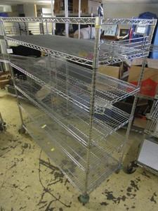 METRO SUPER-ERECTA WIRE SHELVING CART, NSF