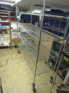 METRO SUPER-ERECTA WIRE SHELVING CART, NSF