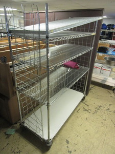 METRO SUPER-ERECTA WIRE SHELVING CART, NSF