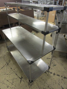 METRO COUNTERSHELVING UNIT, STAINLESS STEEL, NSF