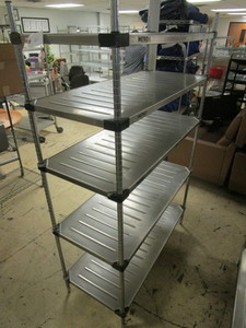 METRO SHELVING UNIT, STAINLESS STEEL, NSF