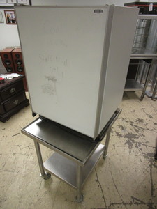 SUB-ZERO REFRIGERATOR, STAINLESS STEEL CART