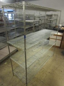 METRO SUPER-ERECTA WIRE SHELVING UNIT, NSF
