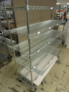 METRO SUPER-ERECTA WIRE SHELVING CART, NSF