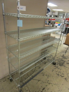 METRO SUPER-ERECTA WIRE SHELVING CART, NSF