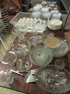 ASSRTD. DININGRESTAURANT SUPPLIES, DECORATIVE PLATES, GLASSWARE, CUPS, DISHRACK, MORE
