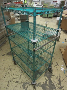 METRO-STYLE WIRE SHELVING CART, NSF