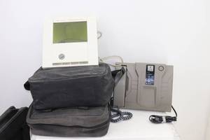 lot 32 image: (3) TI View Screens & Digital Tech 2000 Phone
