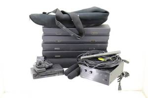 lot 52 image: TOA Amp, XLR Boom Mic, Samson Wireless Mic