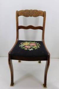 Vintage Chair w Hanstitched Seat
