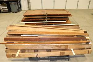 10 Vintage doors with Hardware, 4 Frames and Woodwork