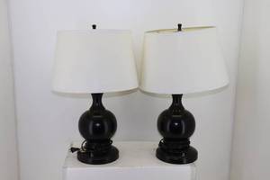 (2) Table top Lamps
