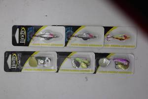 (6) Lindy Slick Spin, Lindy Rattlin Flyer Spoon