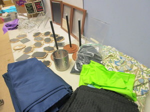 RETAIL STORE DECORDISPLAYSSUPLIES, PLASTIC SHELF TAGS, TABLECLOTHS, CHALKBOARD SIGNS, MORE