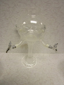 LIBERTINE ABSINTHE FOUNTAIN W ABSINTHE GLASS, GLASS LIQOUR BALLOONS,  BOTTLES