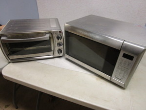 OSTER TOASTER OVEN, CUISINART CONVECTION MICROWAVE OVEN