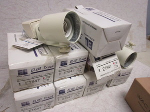 WAC LIGHTING FIXTURES, TRACK LIGHTING FIXTURES, HYPERIKON SOFT GLOW BULBS, OTHER ASSRTD. BULBS
