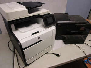 HP LASER-JET PRO 400 COLOR PRINTER, HP OFFICE-JET PRO 8600