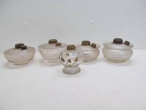 Vintage kerosene Lamp Bases