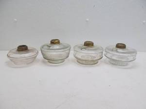 Vintage kerosene lamp bases