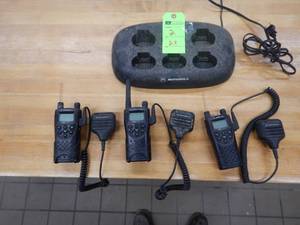 Motorola Radios with Chargers