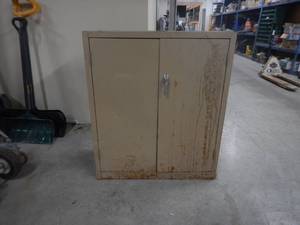 Metal Cabinet 36 wide x 18 deep x 42 12 high with Shelves