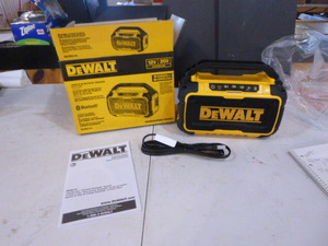 lot 53 image: New DeWalt Jobsite Bluetooth Speaker