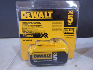 lot 56 image: New DeWalt 20V Max Lithium Ion Premium Battery Pack