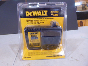 lot 57 image: New DeWalt 12V Max and 20 Max Lithium Ion Battery Charger