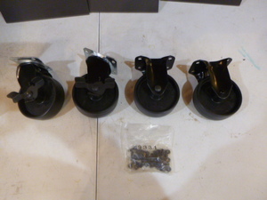 lot 73 image: Set of 4 Casters