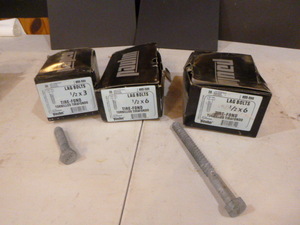 lot 80 image: 3 Boxes of Paulin Lag Bolts